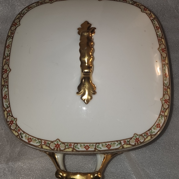 24k Gold Antique Vignaud Limoges France- Pattern VIG167. Serving dishes. - Picture 4 of 16